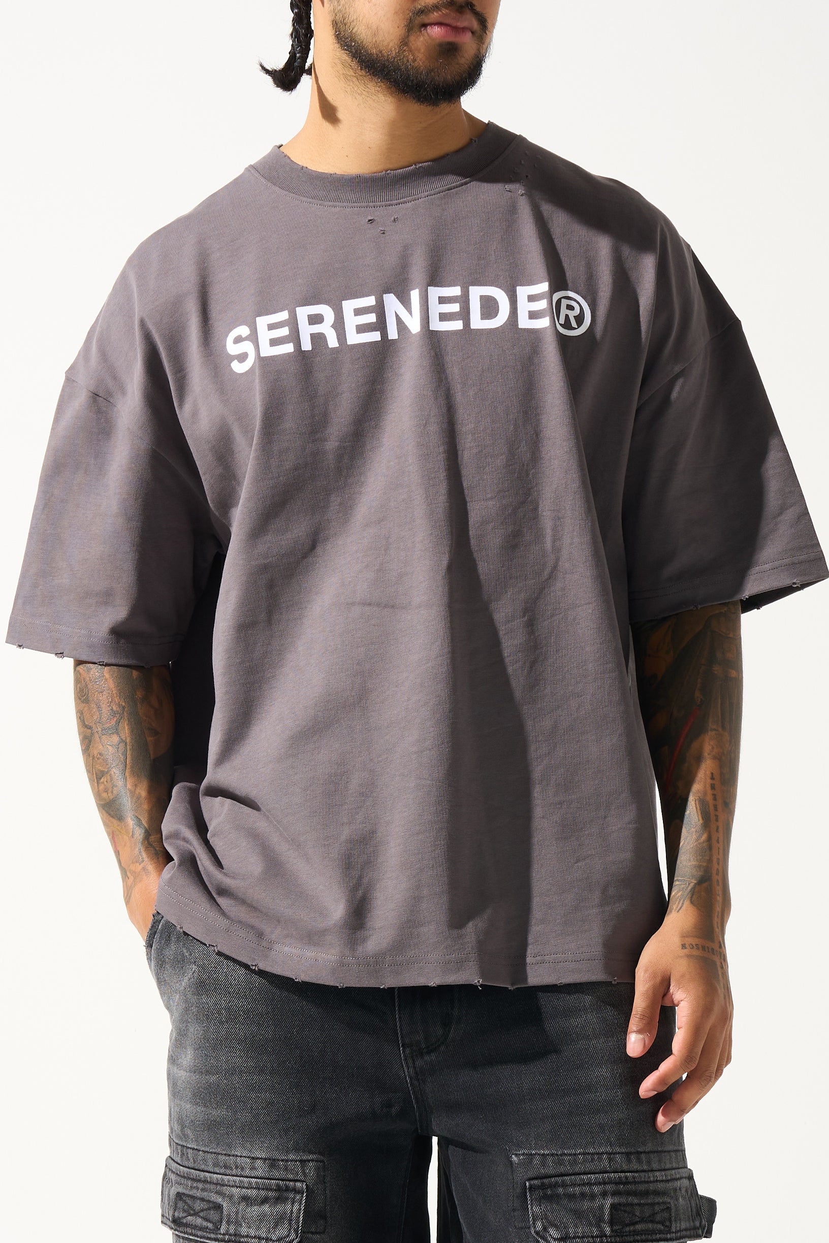 "GLOBAL" Dark Grey T-Shirt