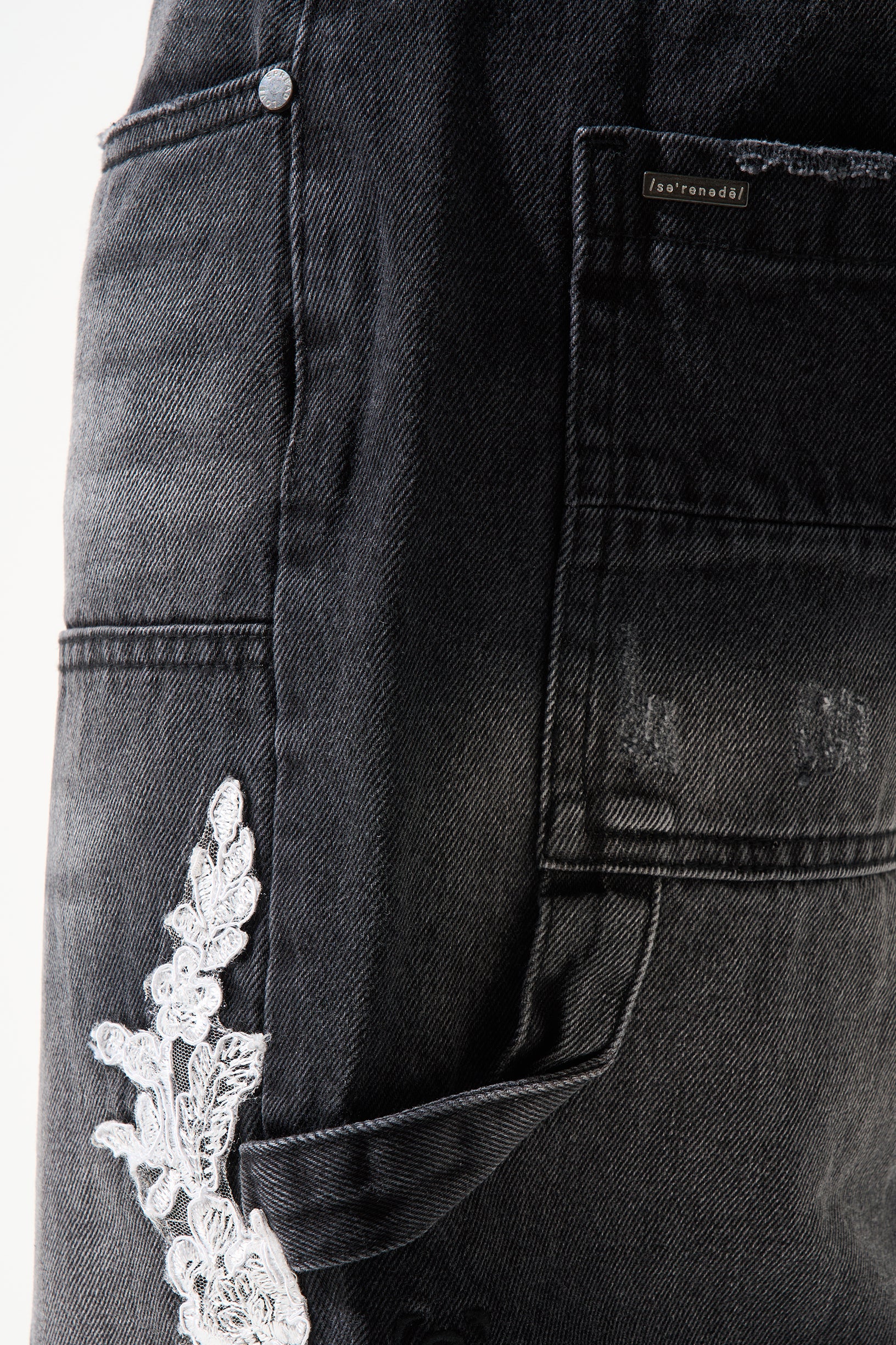 "GROWTH" Denim Shorts