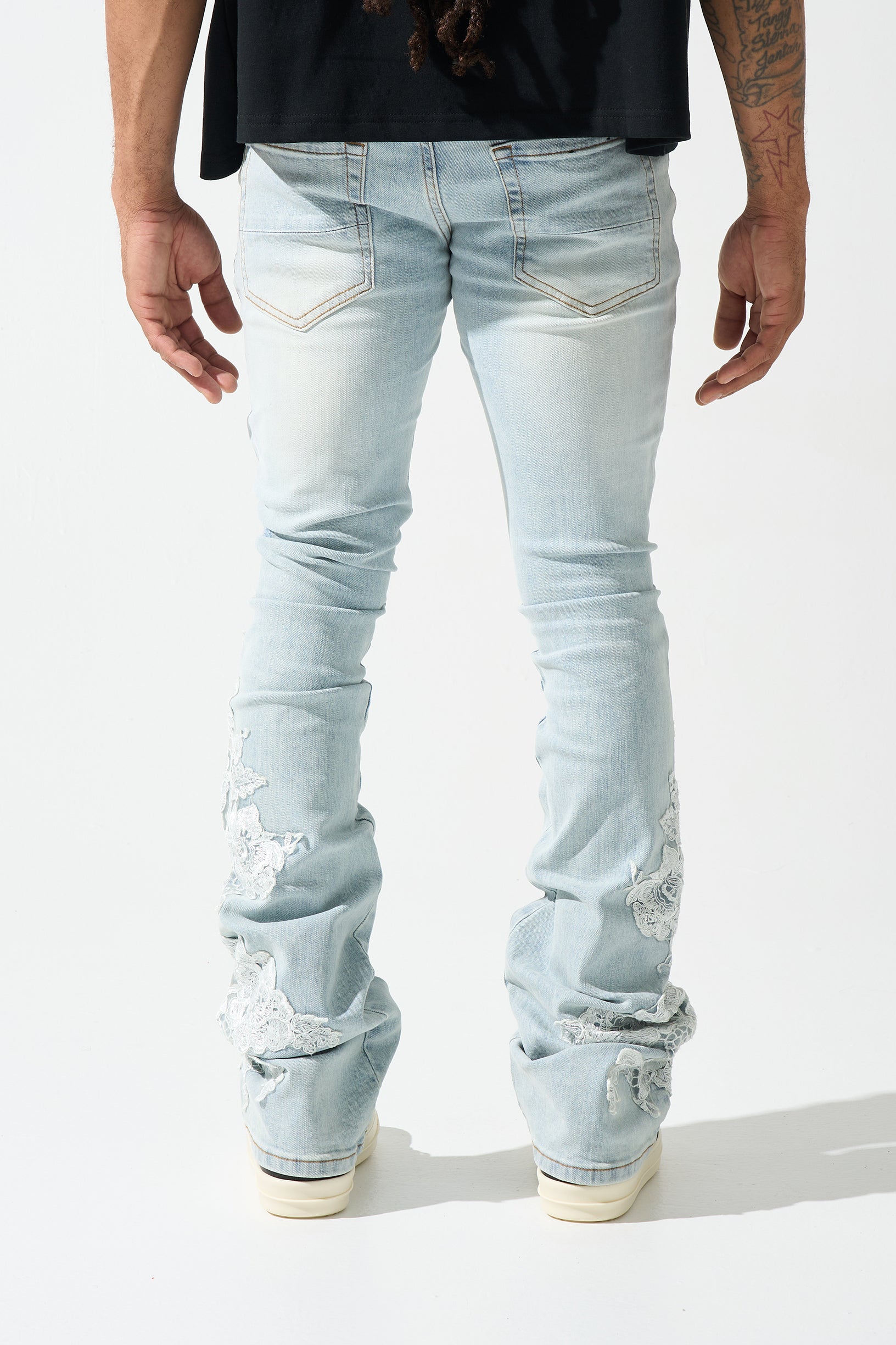 "GARDEN" Stacked Jeans