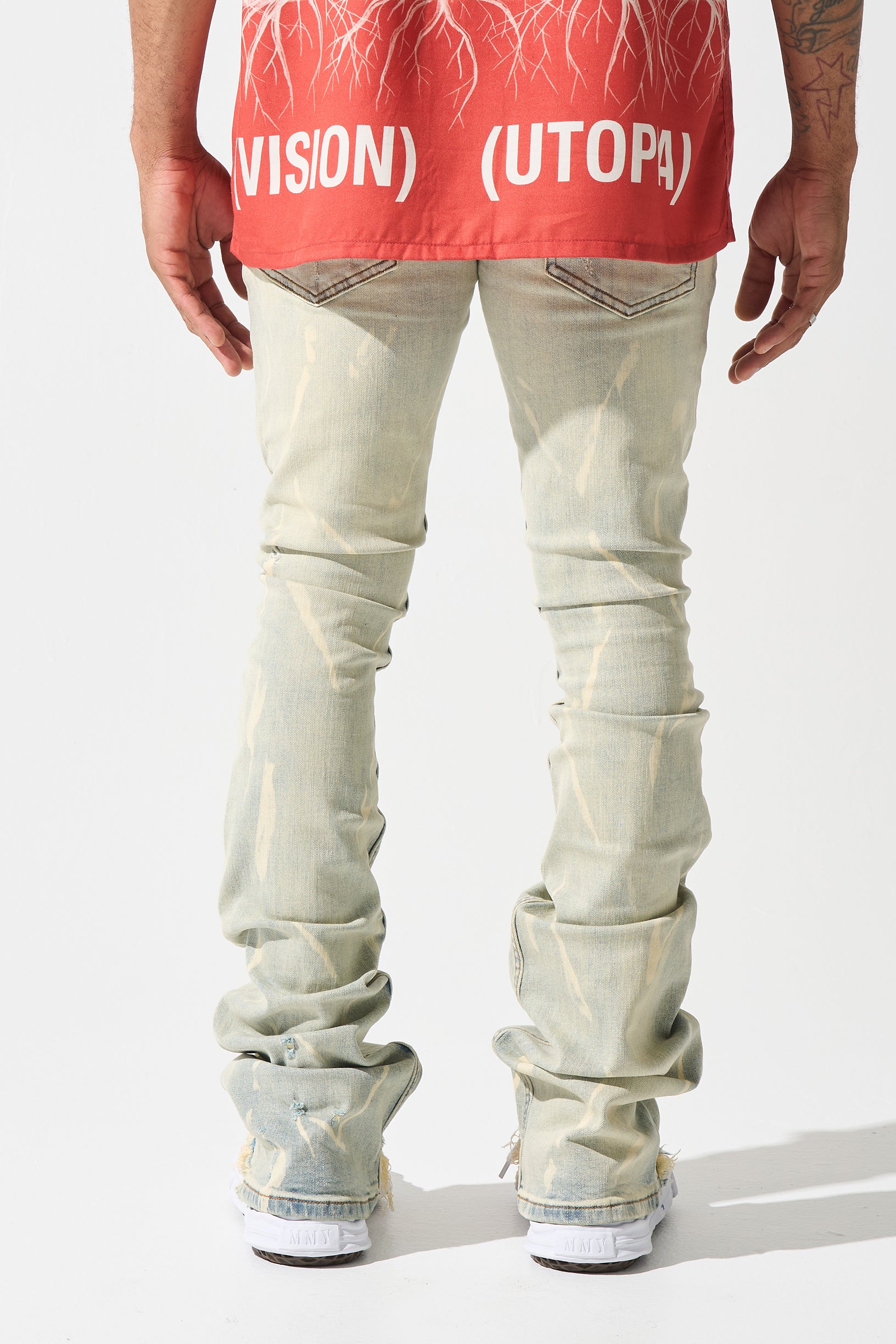 "SULFUR" Stacked Jeans