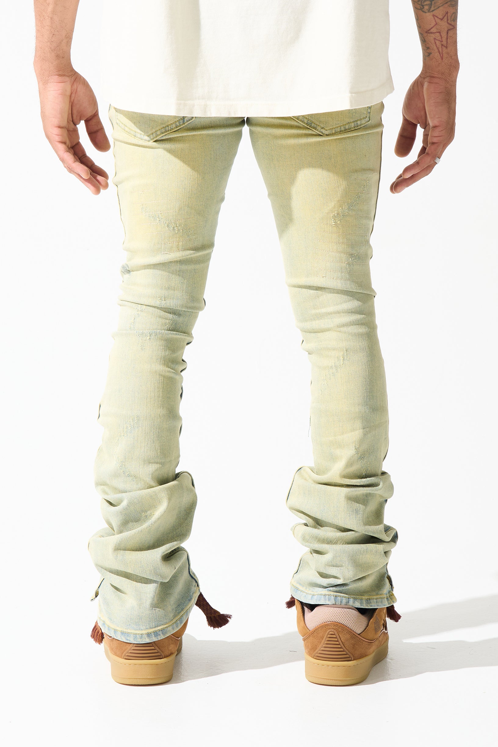 "TIERRA" Stacked Jeans