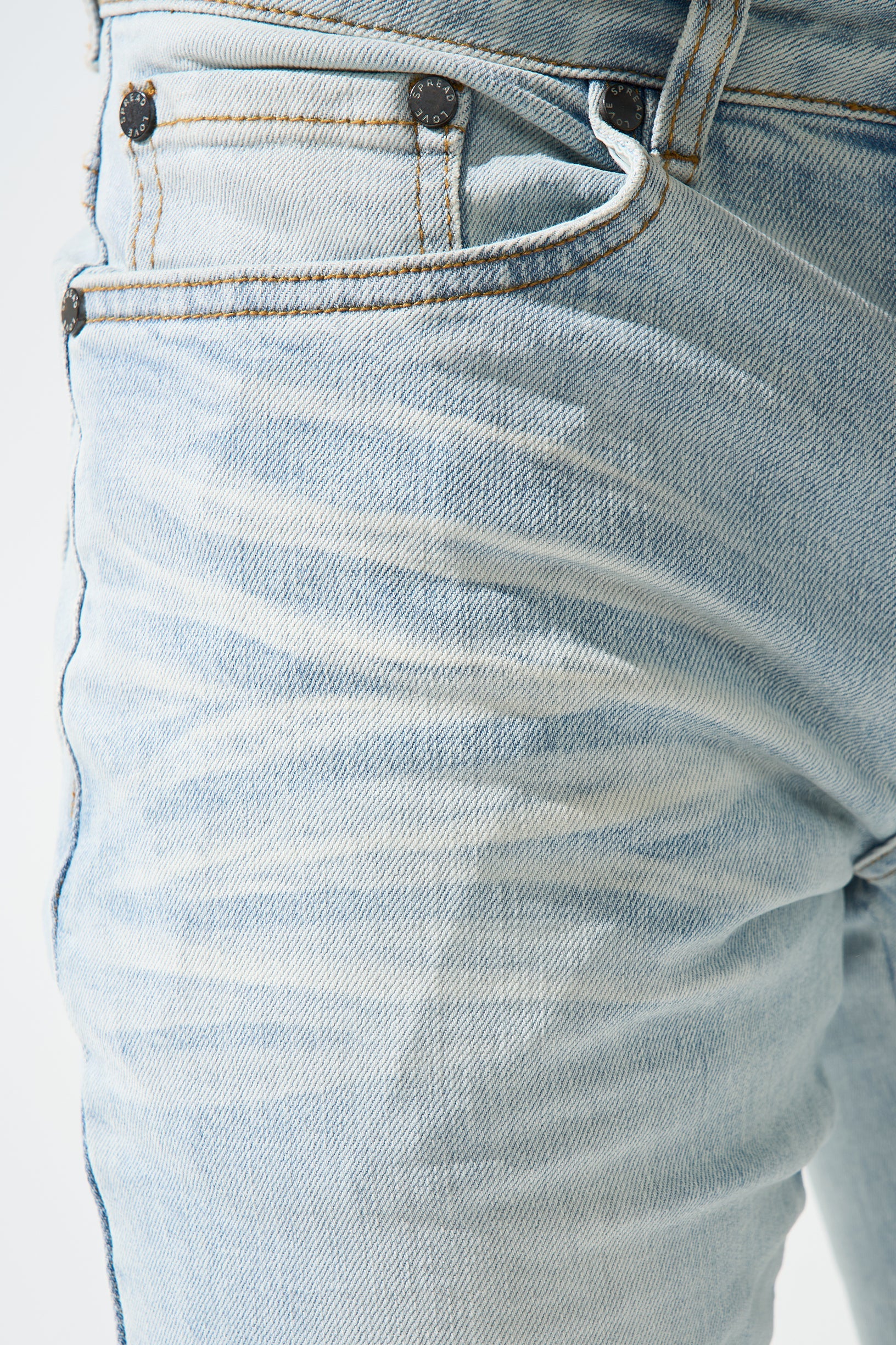 "GARDEN" Stacked Jeans