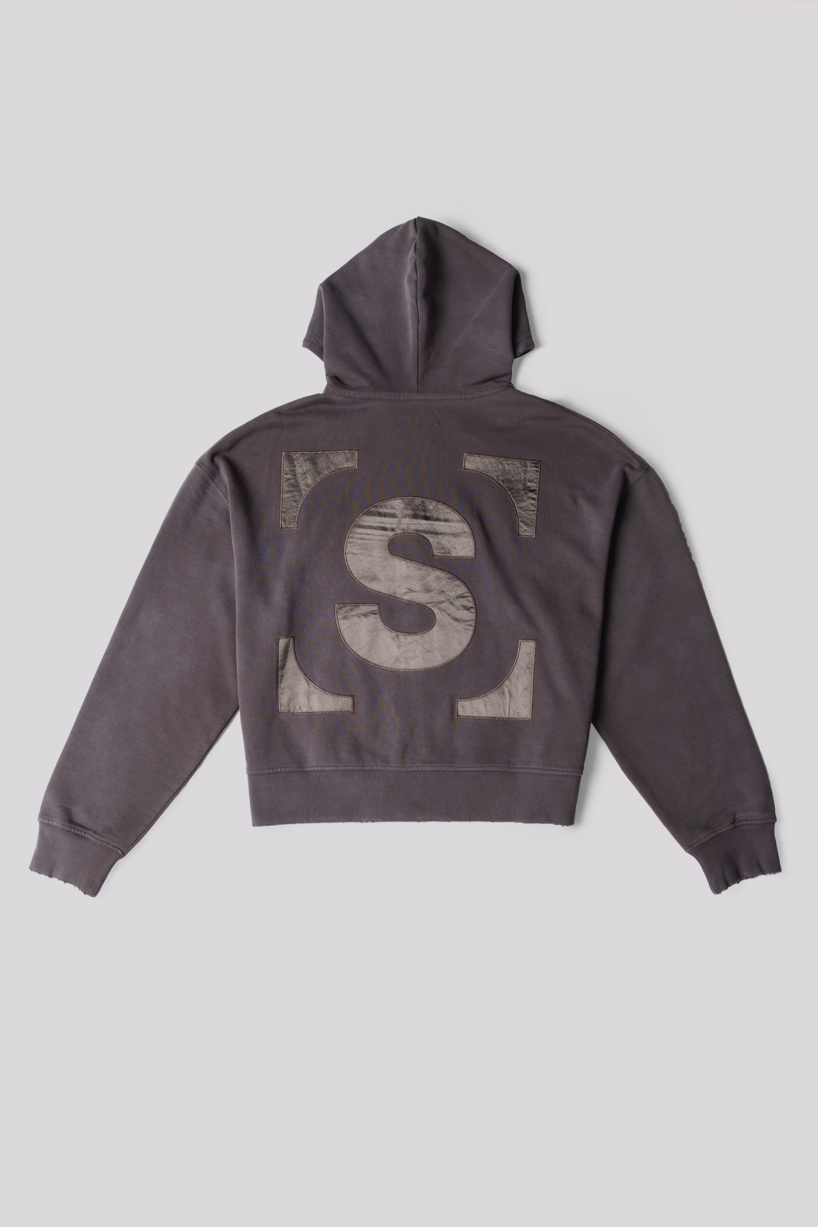 ESSENTIAL Zip Grey Hoodie