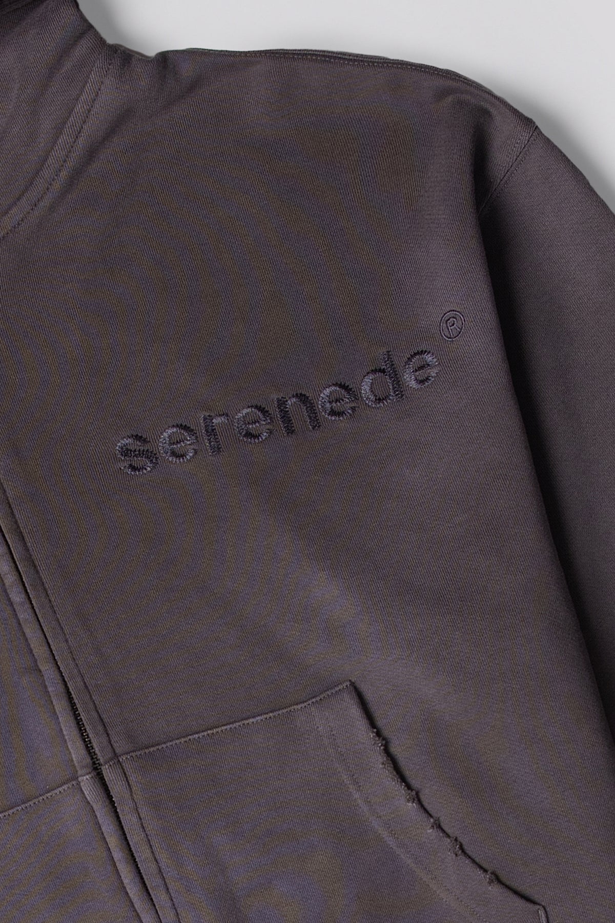 ESSENTIAL Zip Grey Hoodie