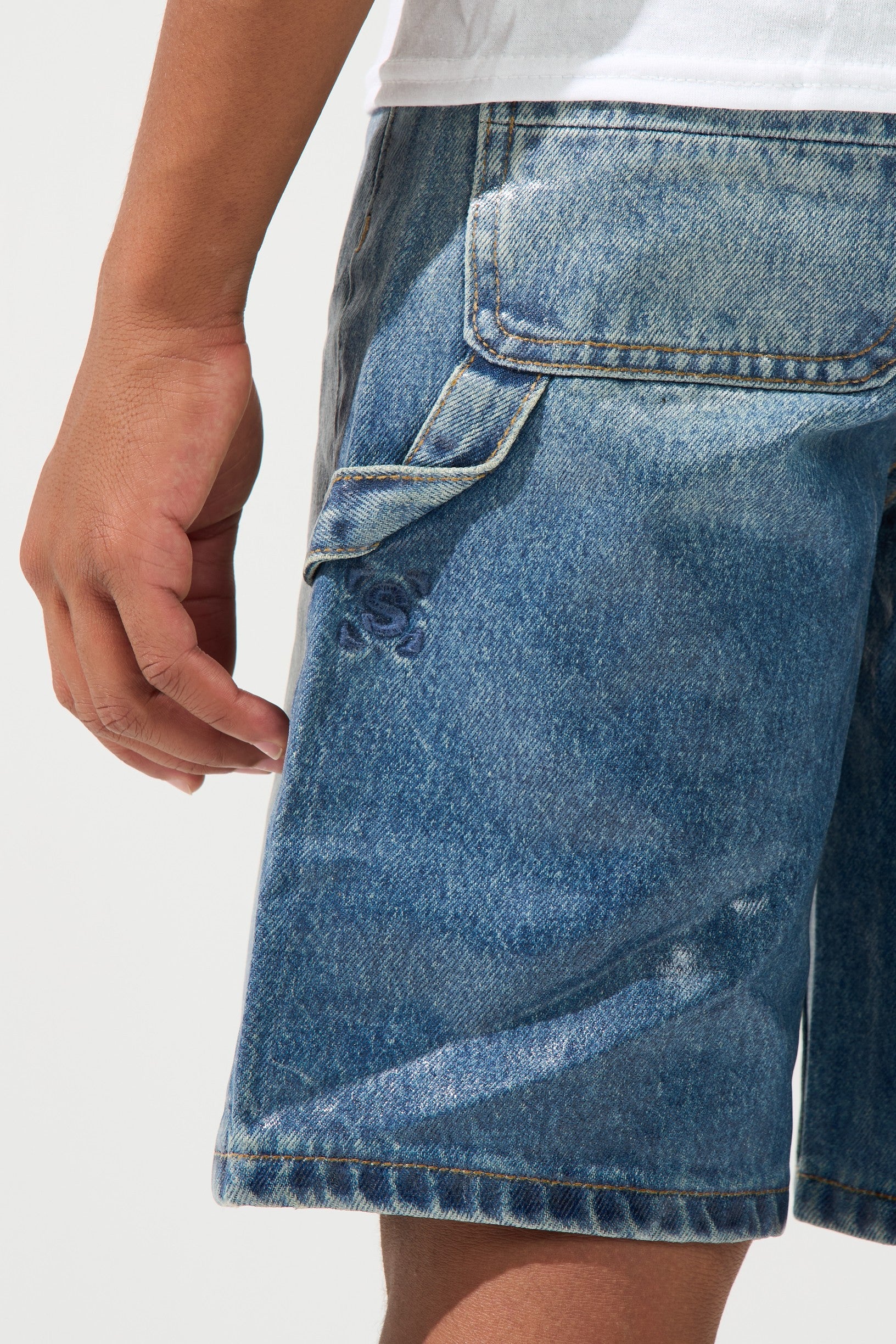 KIDS SAPPHIRE Denim Shorts
