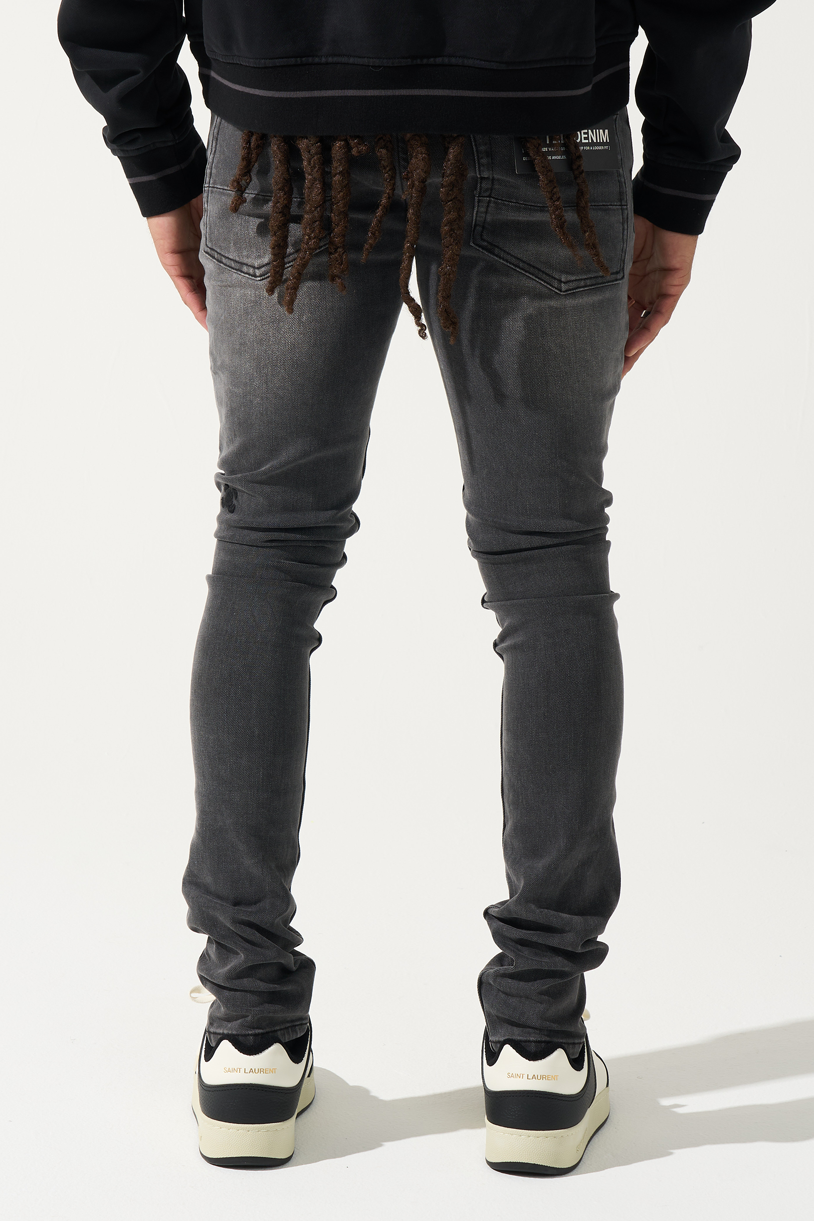 "ROME" Black Jeans