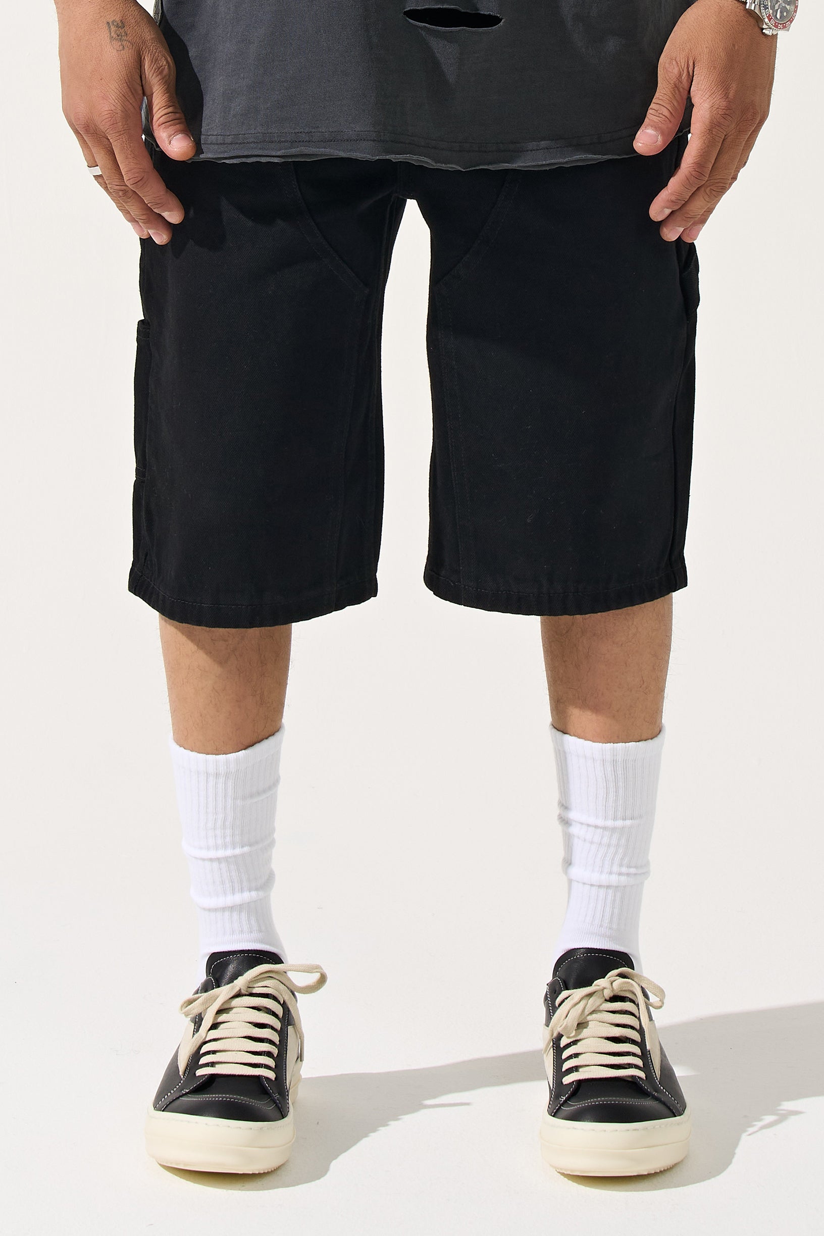 "INKSTONE" Denim Shorts