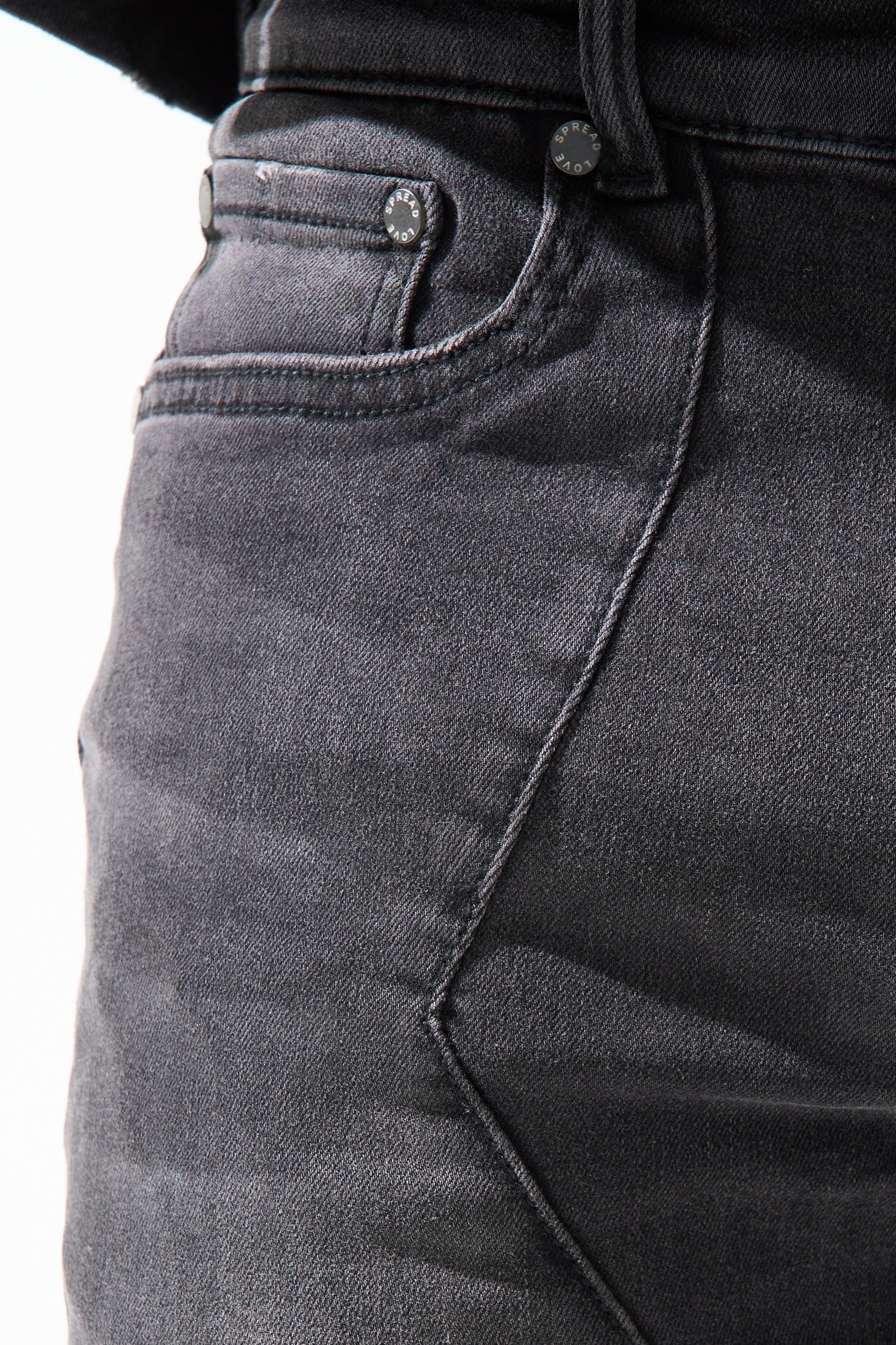 "NICKEL" Stacked Jeans