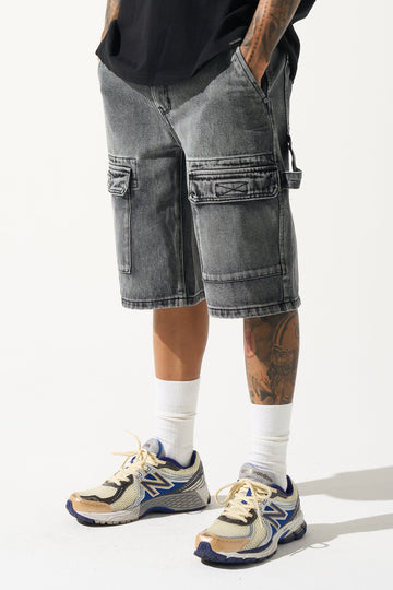 "CAVE" Denim Shorts