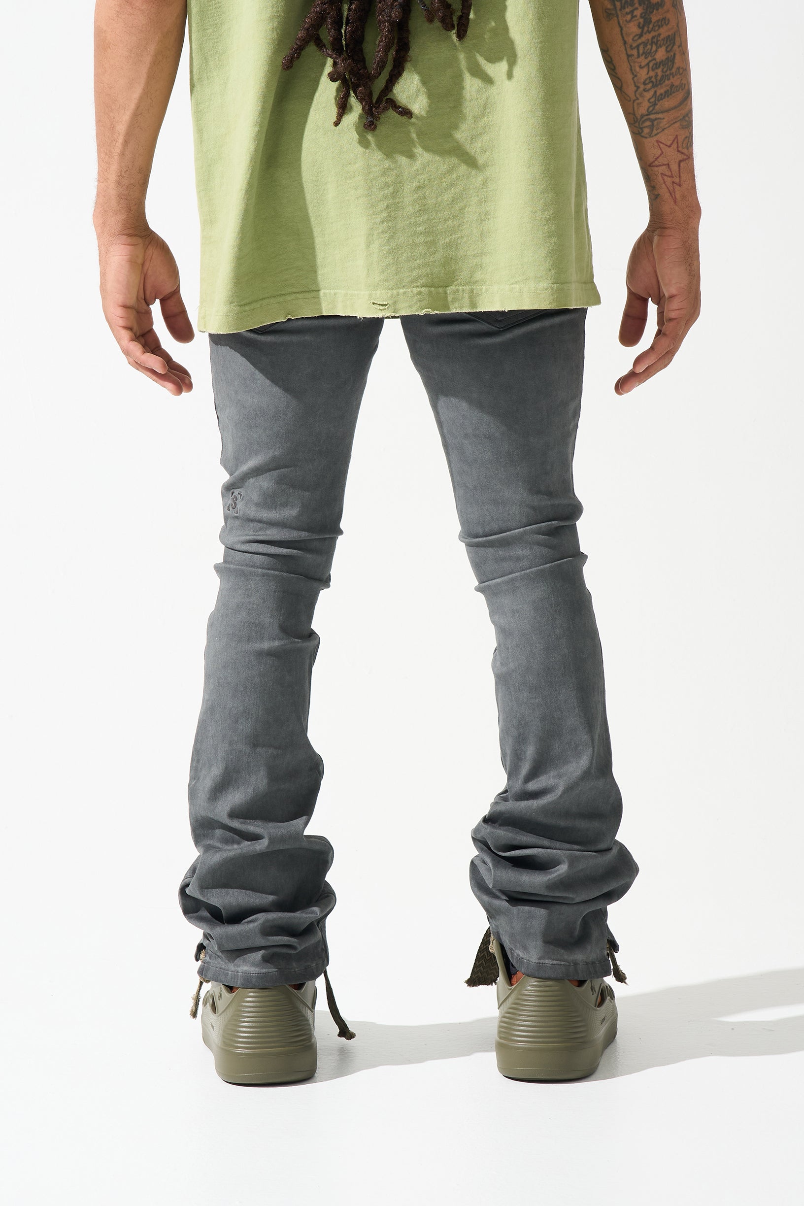"LEAD" Stacked Jeans