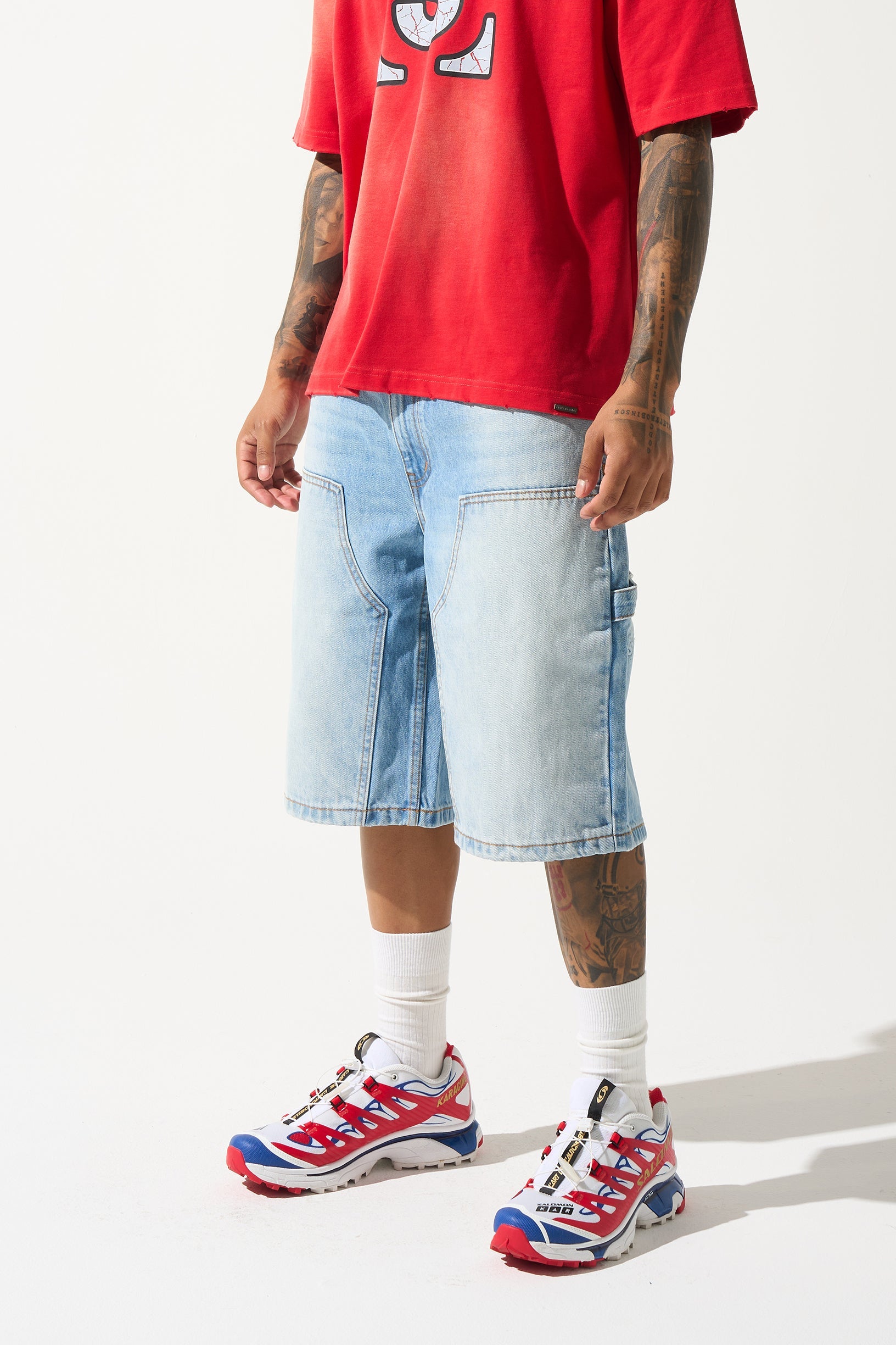 "SALINE" Denim Shorts