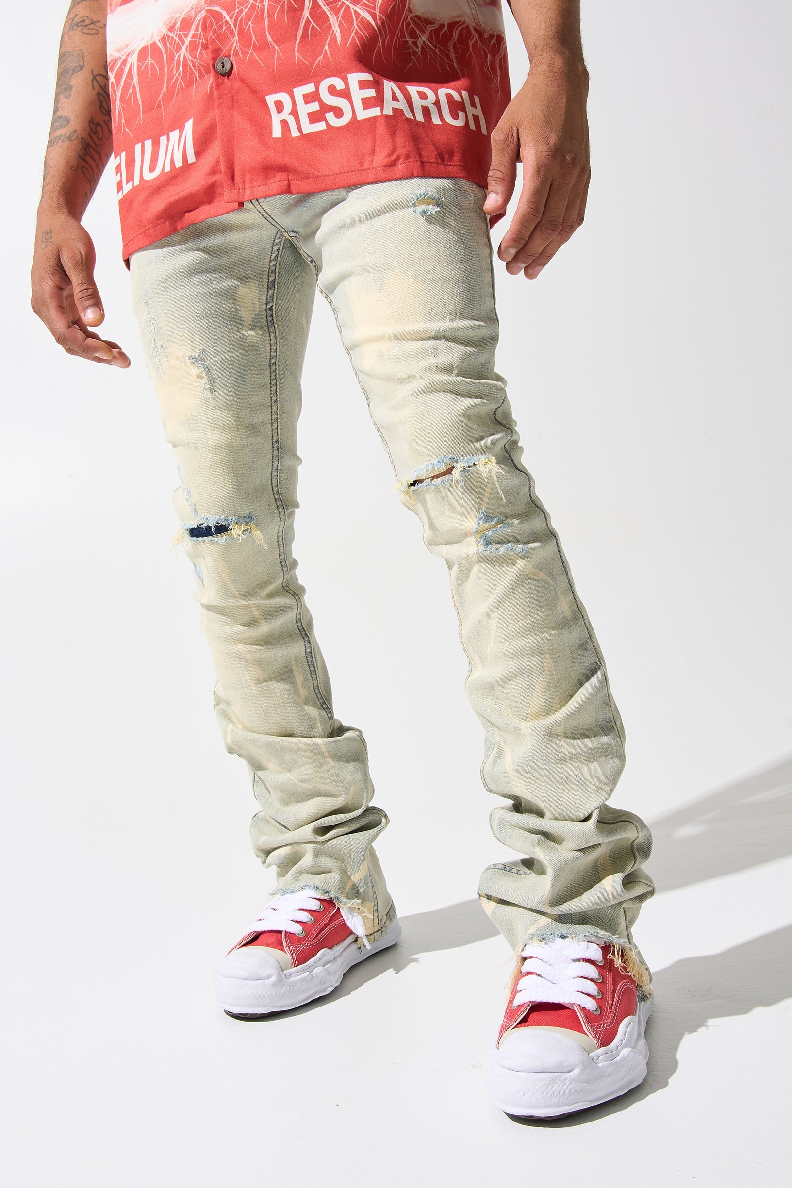 SERENEDE Flame Wash deals Denim