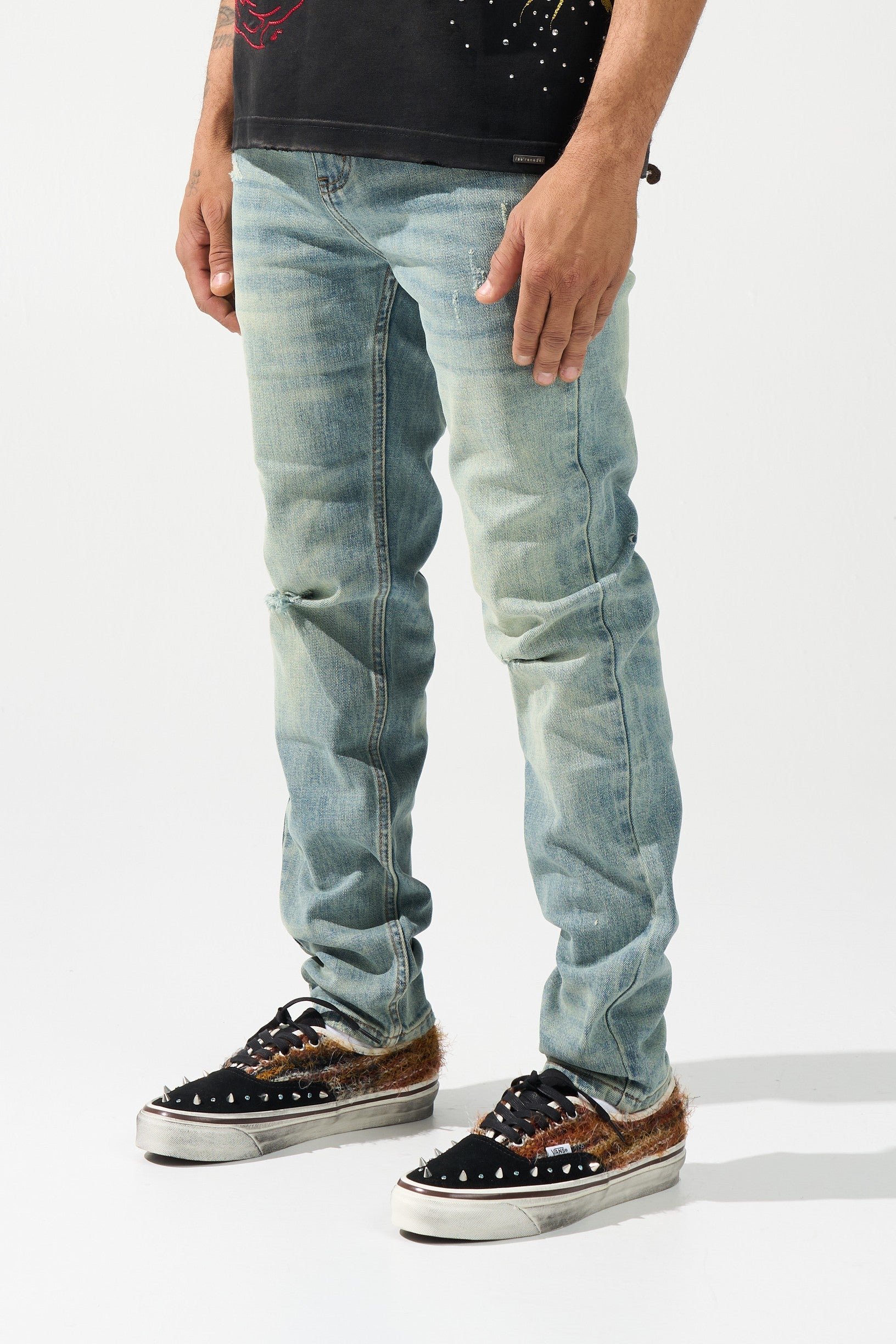 SERENEDE® Jeans | Premium Men's Denim – Skinny, Stacked, & Baggy Fits