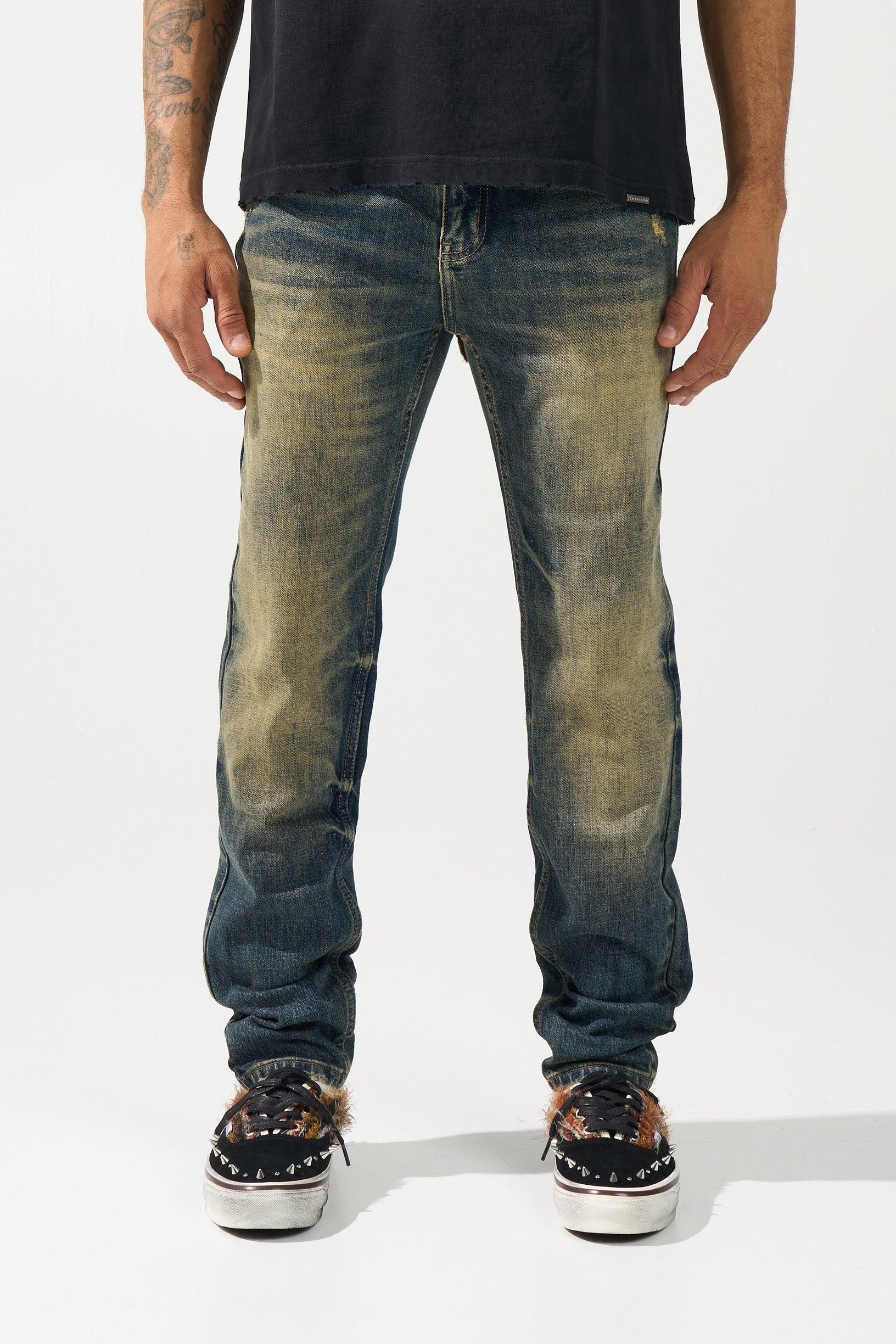 SERENEDE® Jeans | Premium Men's Denim – Skinny, Stacked, & Baggy Fits