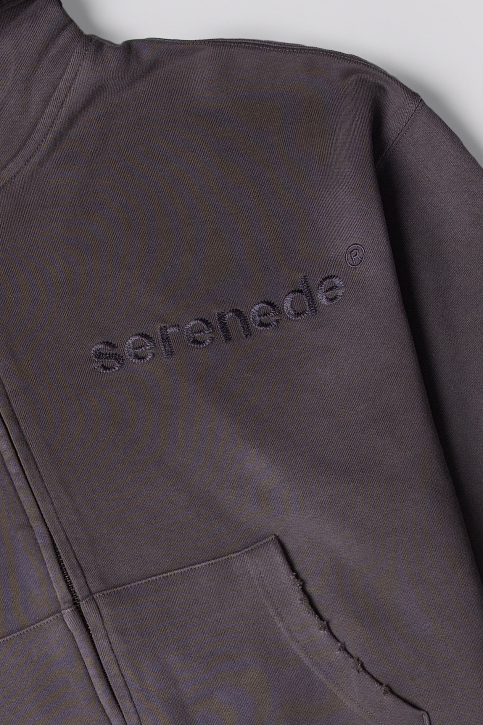 ESSENTIAL Zip Grey Hoodie