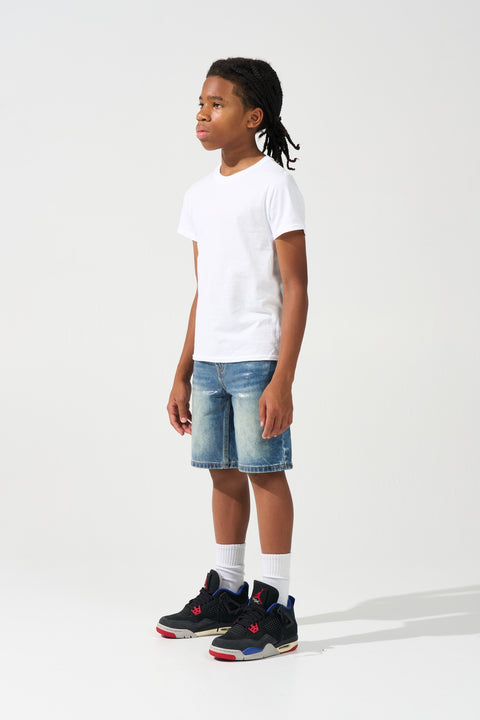 KIDS SAPPHIRE Denim Shorts