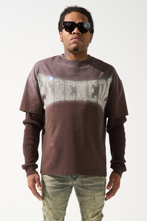 LEGACY Brown LS T-Shirt