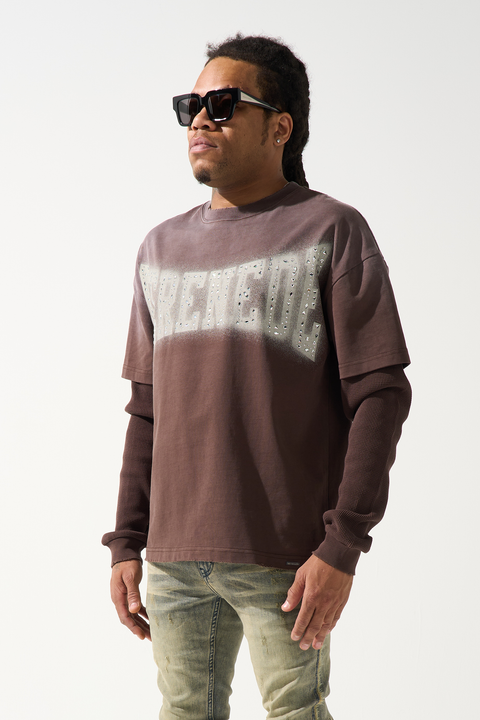 LEGACY Brown LS T-Shirt