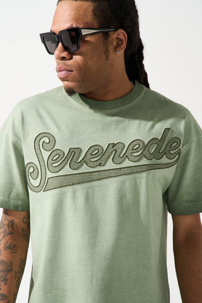 S PRE: PREMA TOUR Tシャツ カーキ　MATCHA PARADI$E Matcha T-Shirt - Vintage Green Graphic T-Shirt | SERENEDE®