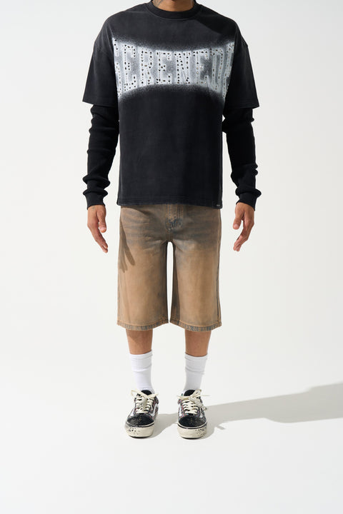 QUANTUM Denim Shorts