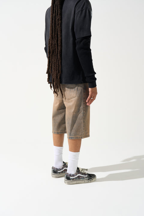 QUANTUM Denim Shorts