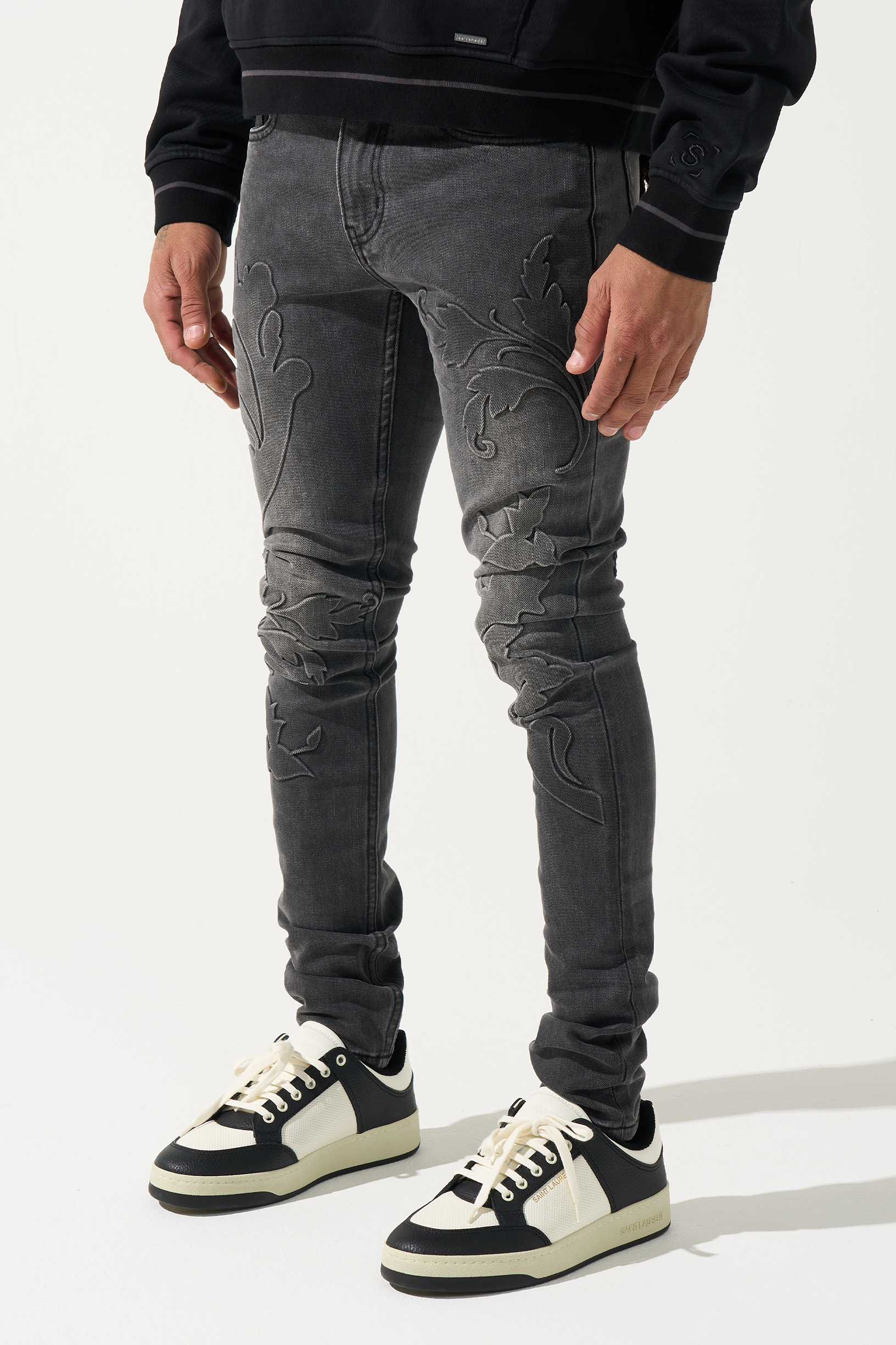 "ROME" Black Jeans