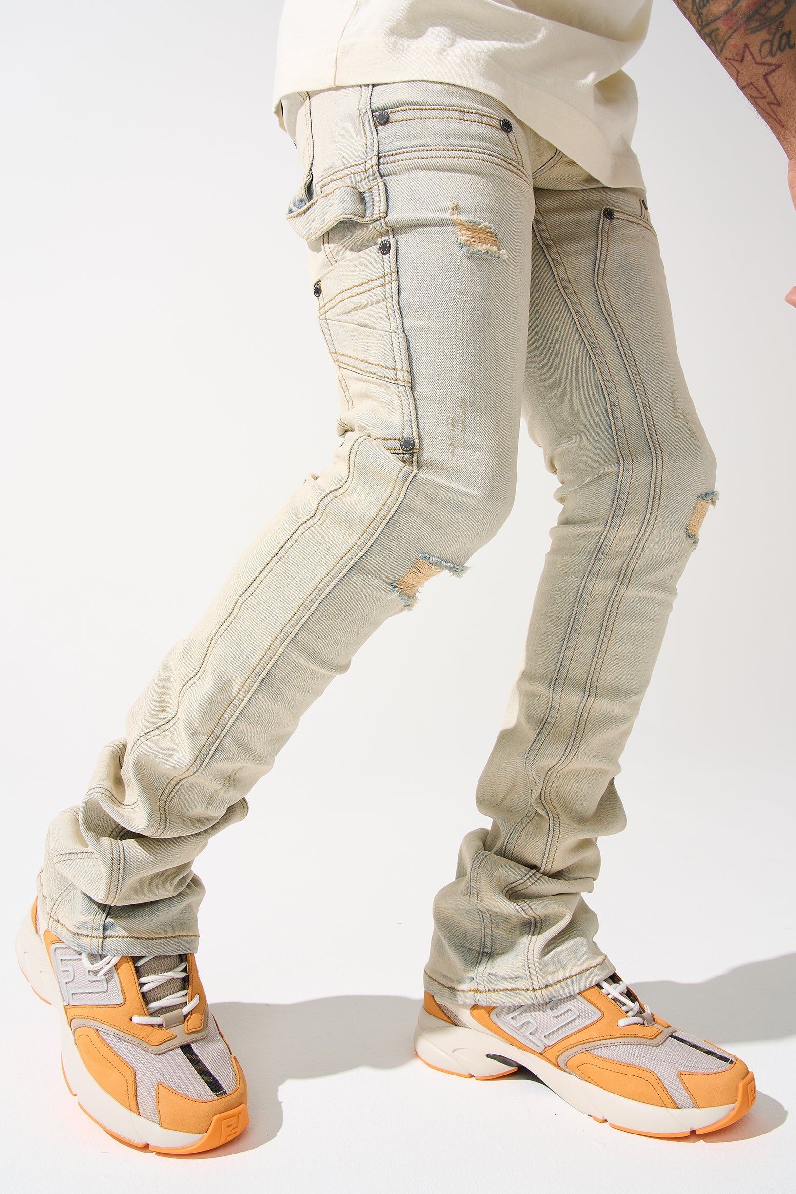 Cheapest Stacked jeans 01