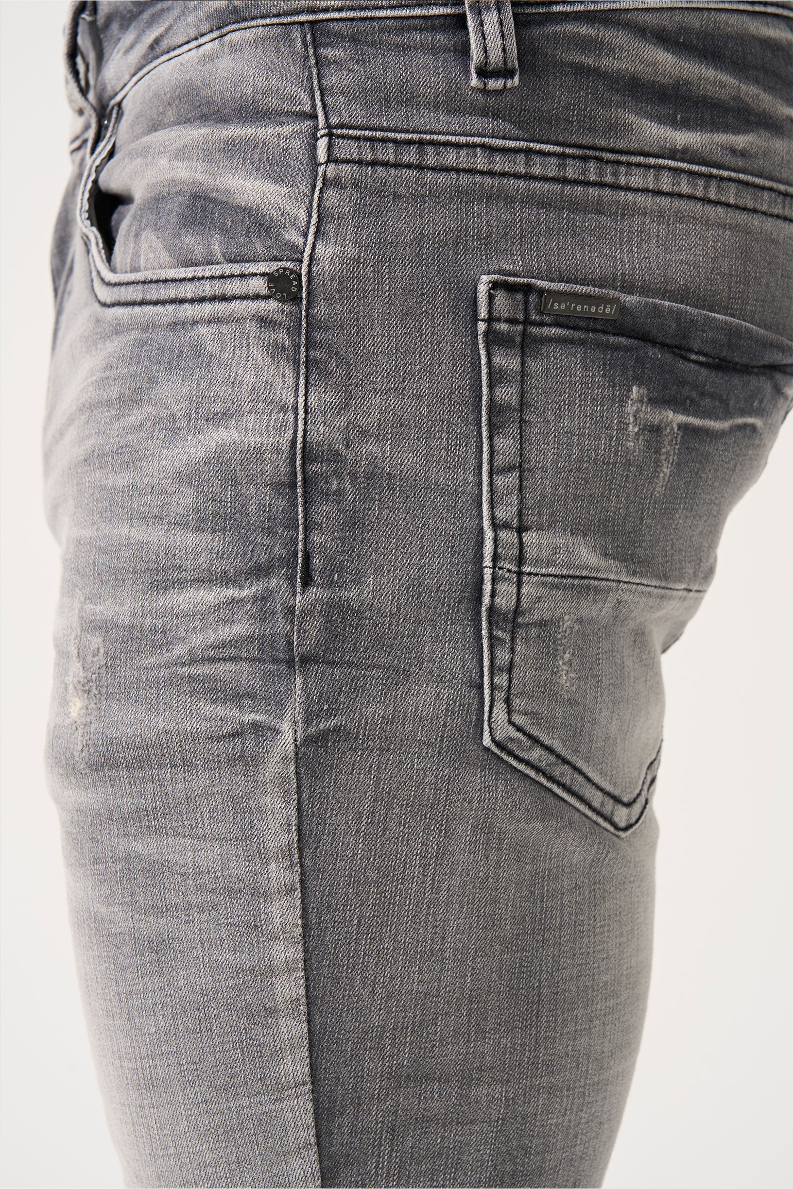 SERENEDE デニム 34 Serenede Mens 34 Jeans Distressed Skinny Denim Streetwear
