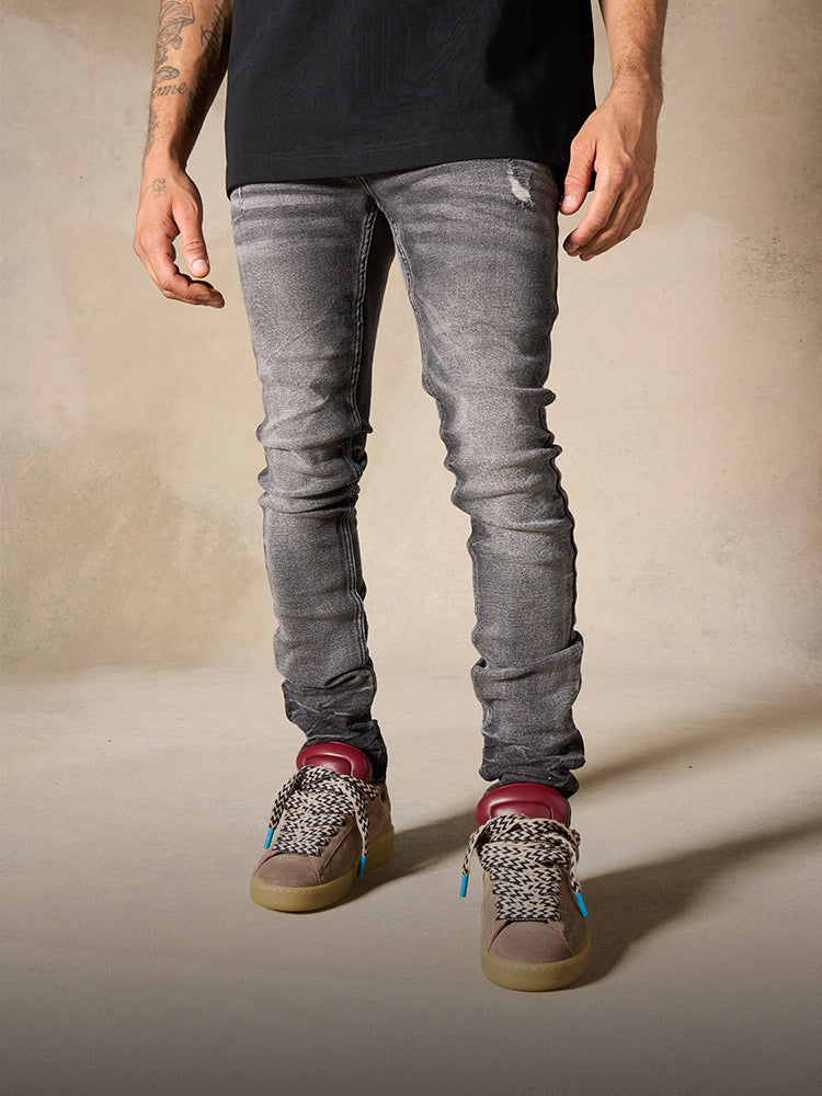 Serenede hotsell Striped Acid Washed Skinny Jeans