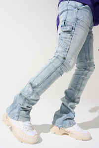 "SKY" Stacked Jeans