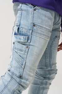 "SKY" Stacked Jeans
