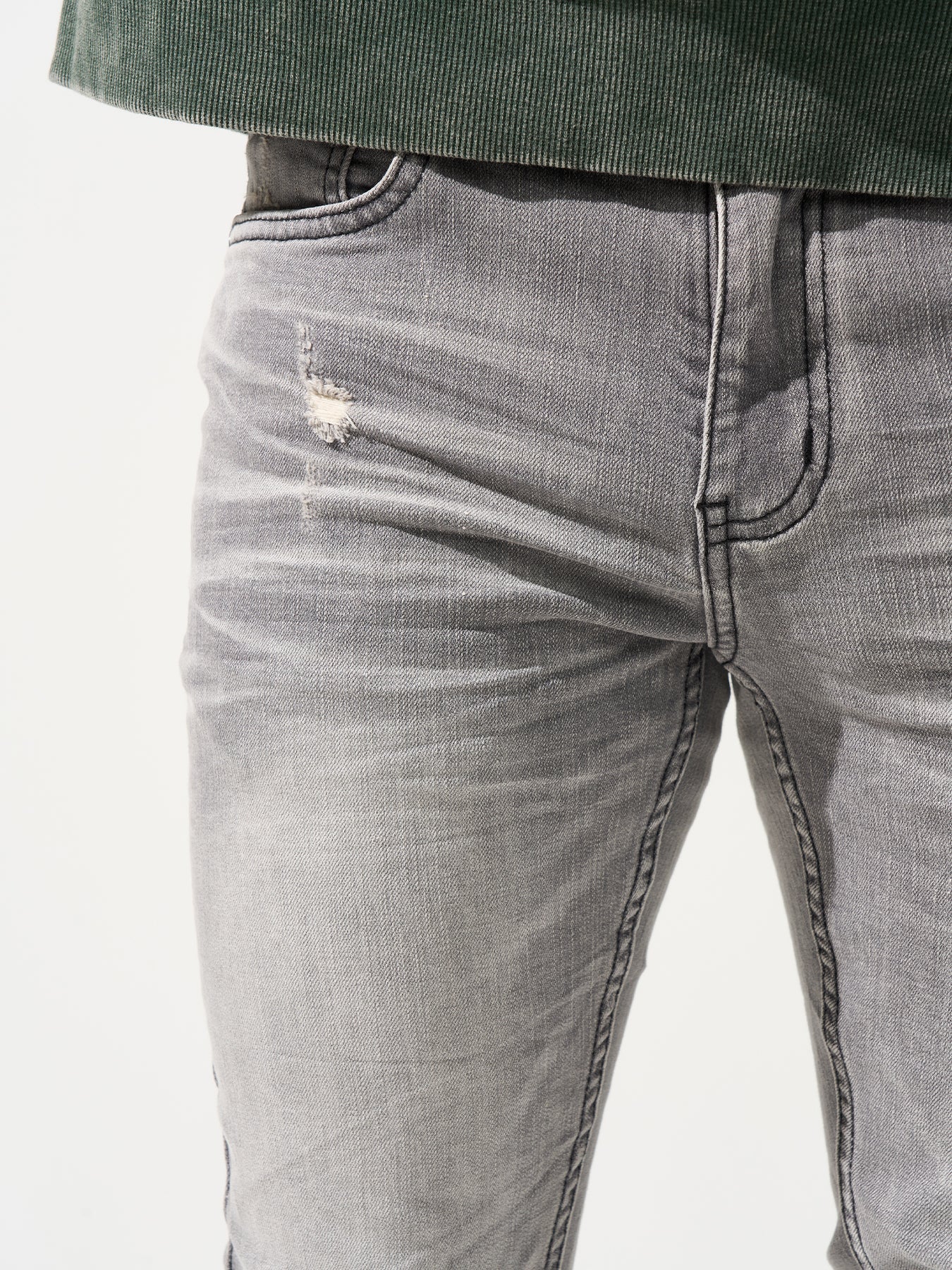 SERENEDE スキニーデニム 32 Serenade Skinny Fit Distressed Stretch Jeans 34x32 Mens