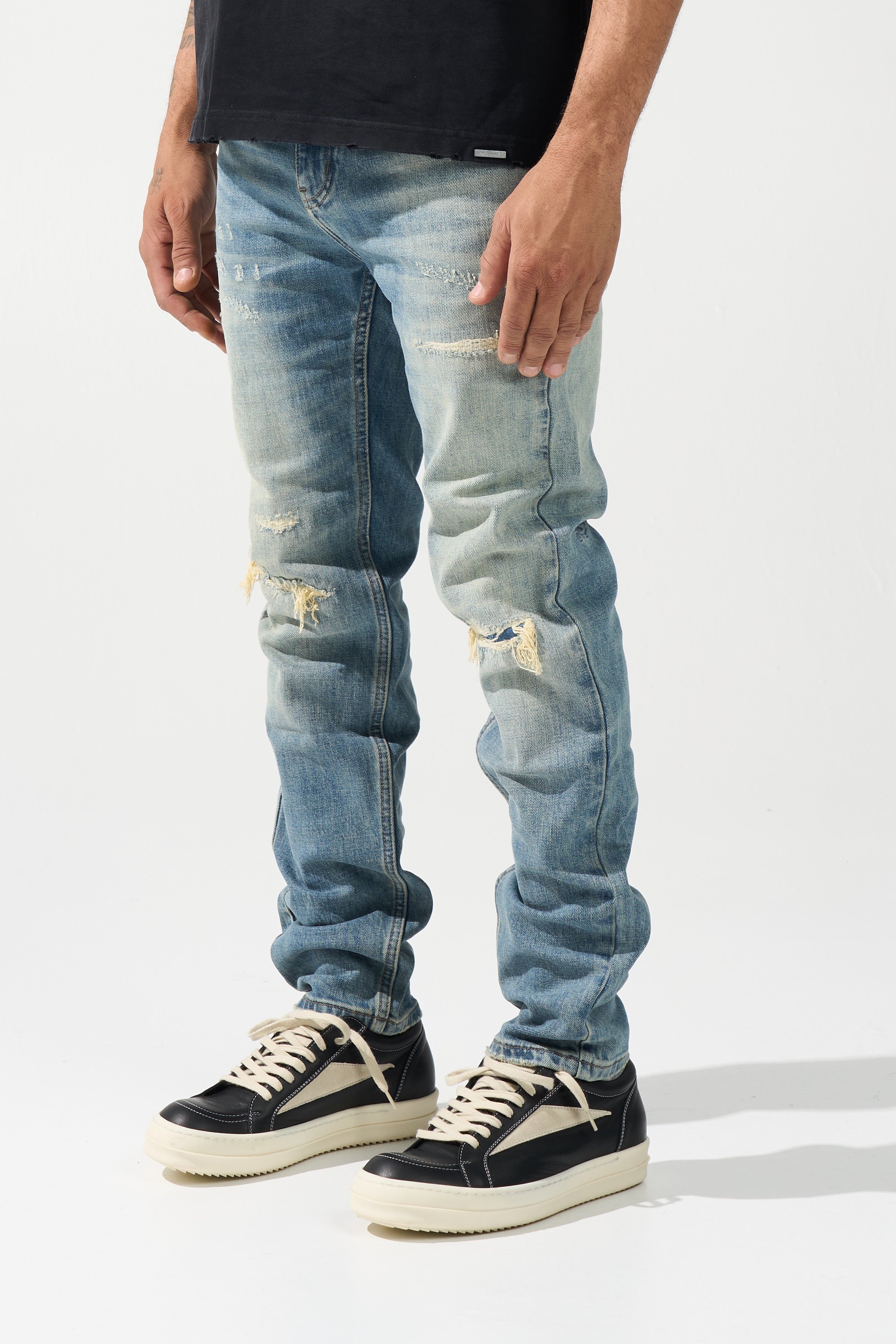 SERENEDE® Jeans | Premium Men's Denim – Skinny, Stacked, & Baggy Fits