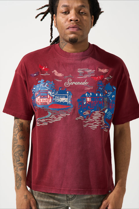 SOUVENIR Merlot T-shirt