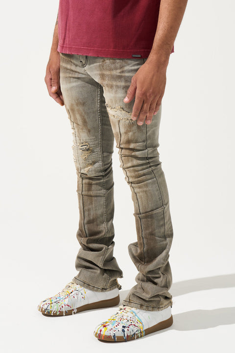 NANODUST Stacked Jeans