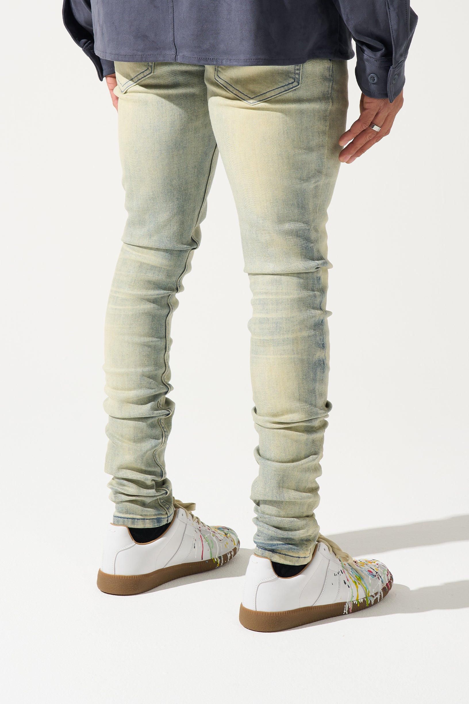 NOMAD - Light Earth Wax Jeans | SERENEDE®