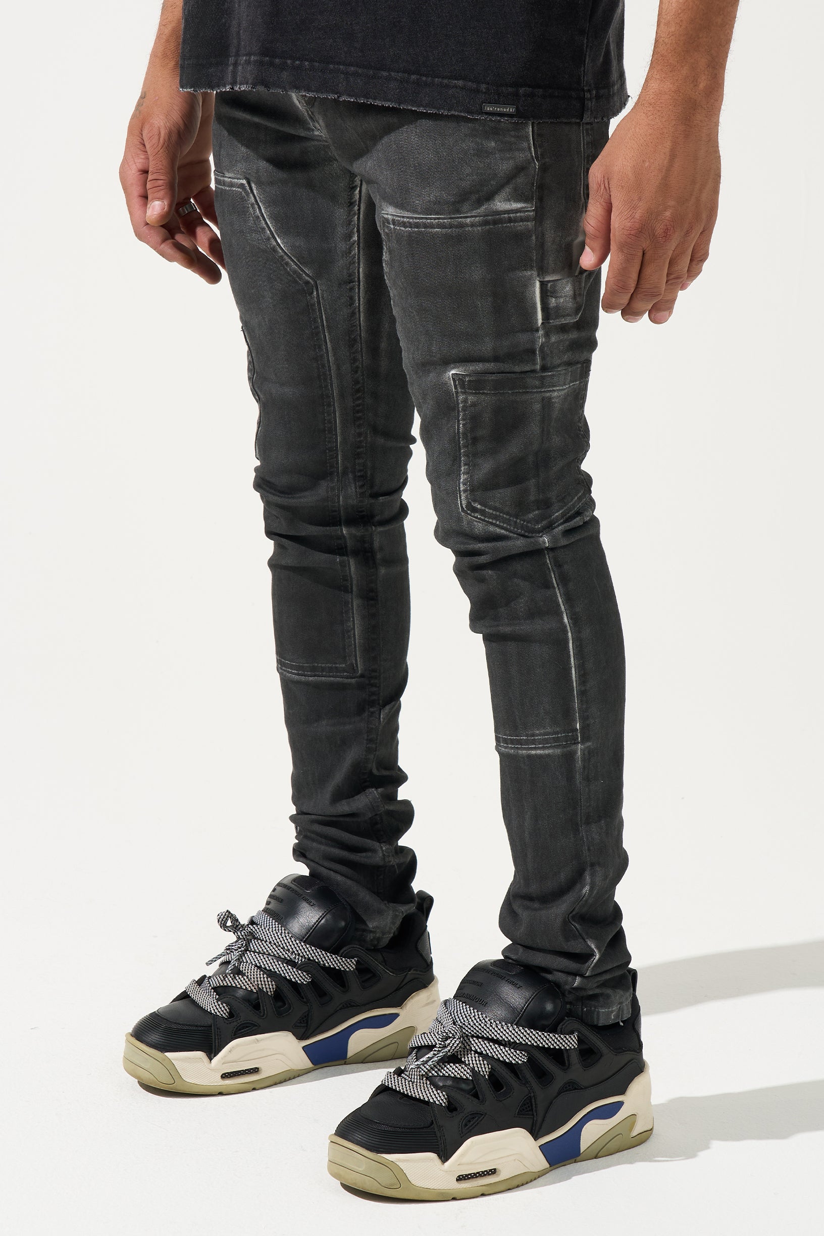 Serenade グレーブラック slimfit denim skinny 30 orca-stacked-serenede-left.jpg