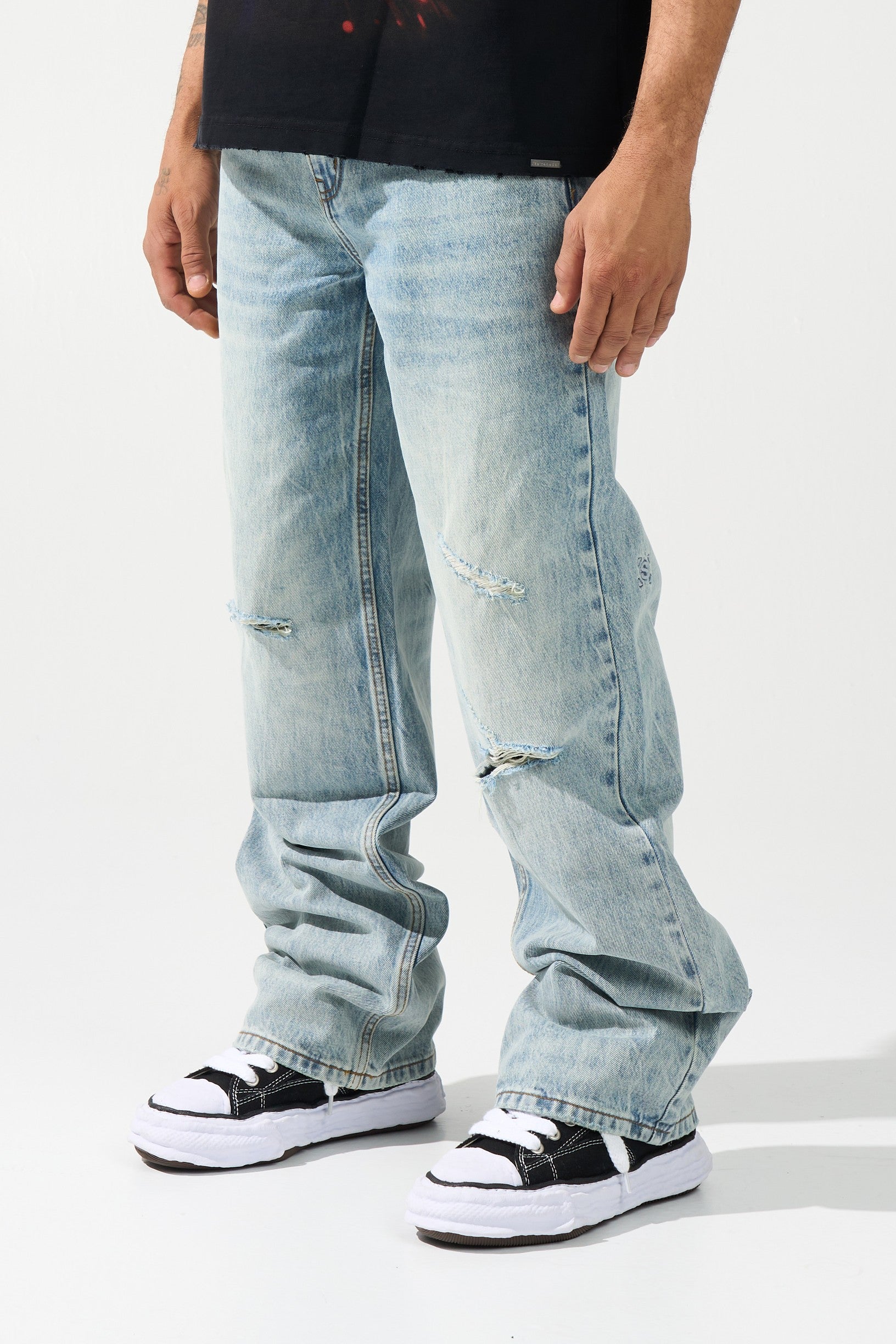 SERENEDE® Jeans | Premium Men's Denim – Skinny, Stacked, & Baggy Fits