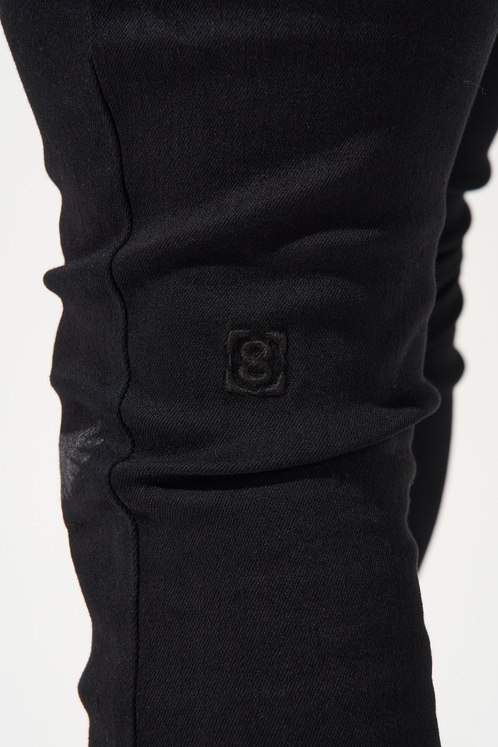 "PEACE" Black Jeans