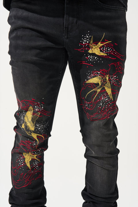 CHORUS OF WINGS Jeans