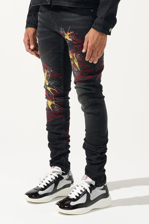 CHORUS OF WINGS Jeans