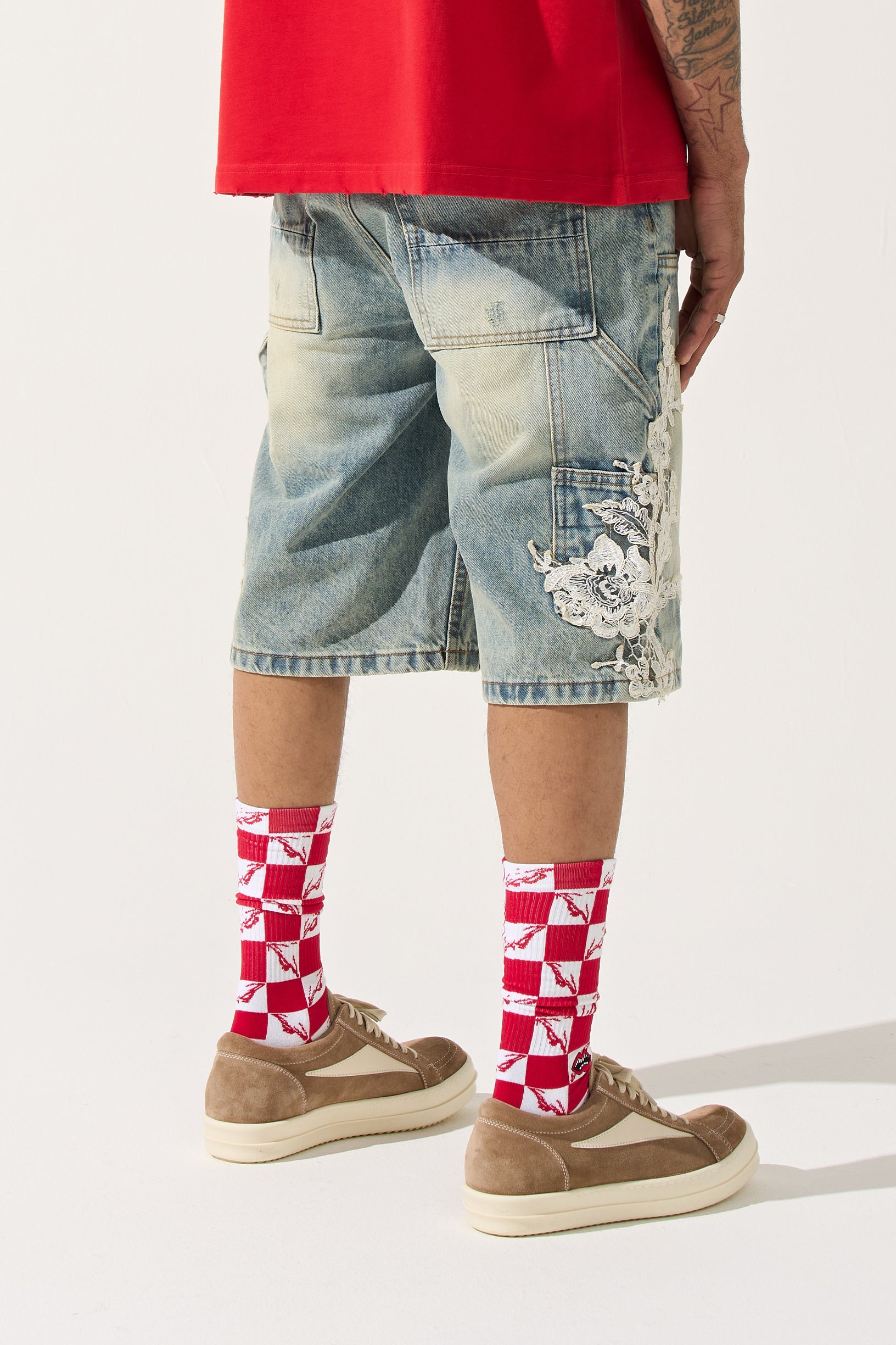 "UNI" Denim Shorts
