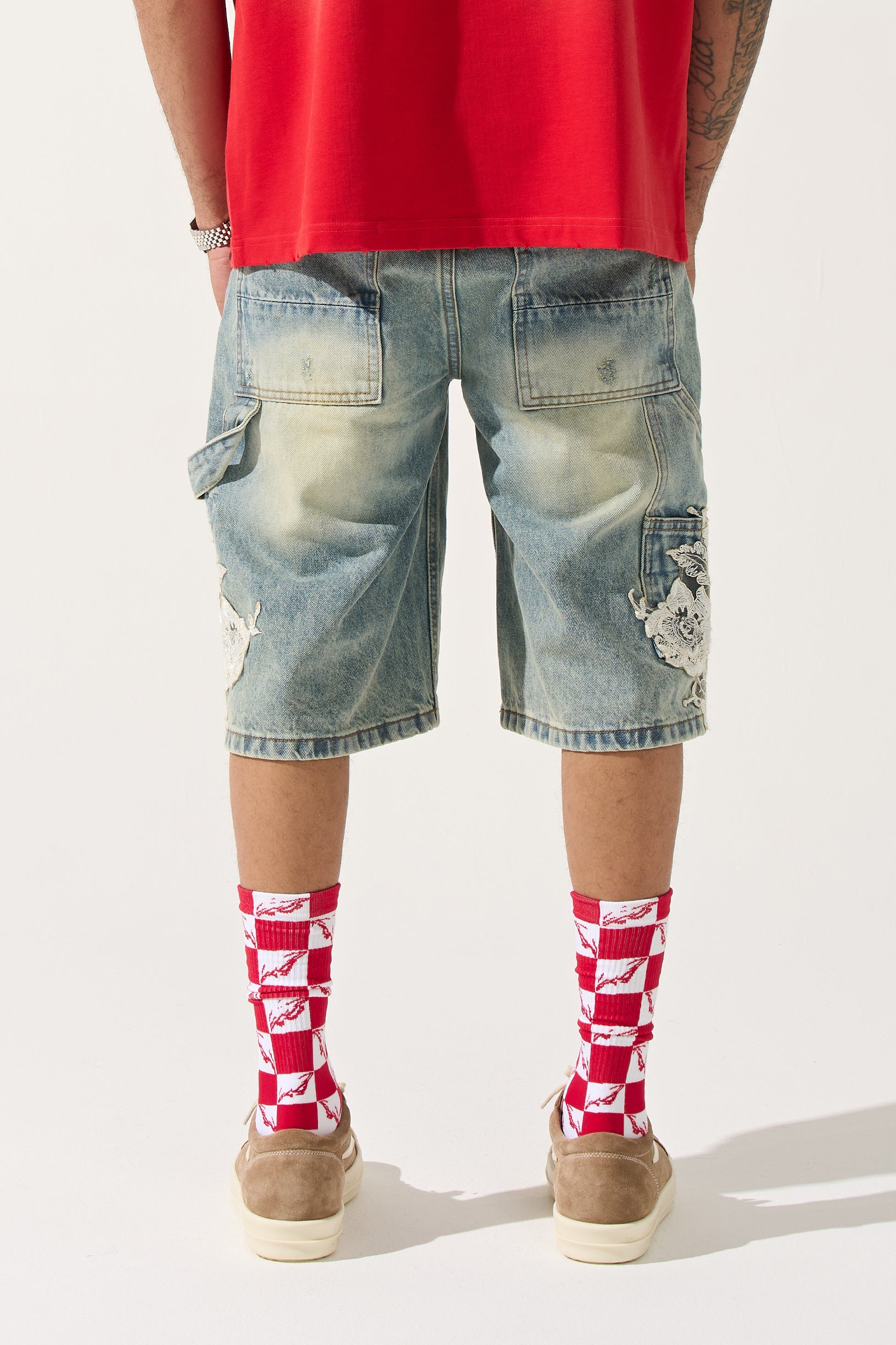 "UNI" Denim Shorts